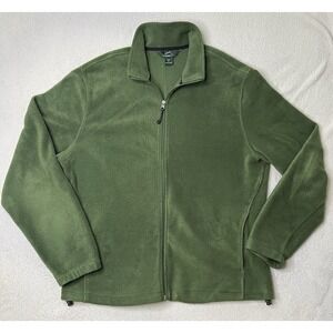 Woolrich Sweater Mens Green XL Long‎ Sleeve 1/4 Zip Casual Outdoors High Neck